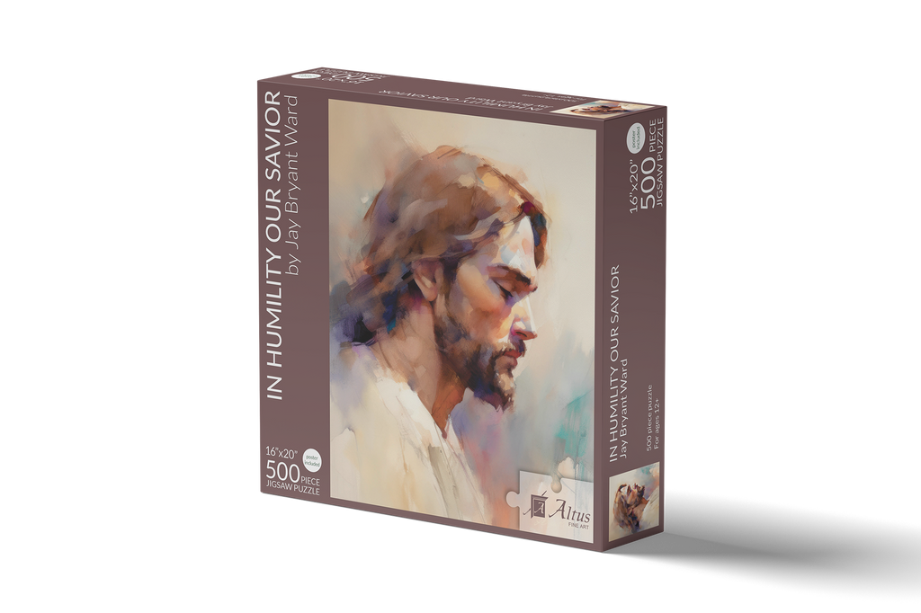 In Humility Our Savior 500 Piece Puzzle by Jay Bryant Ward