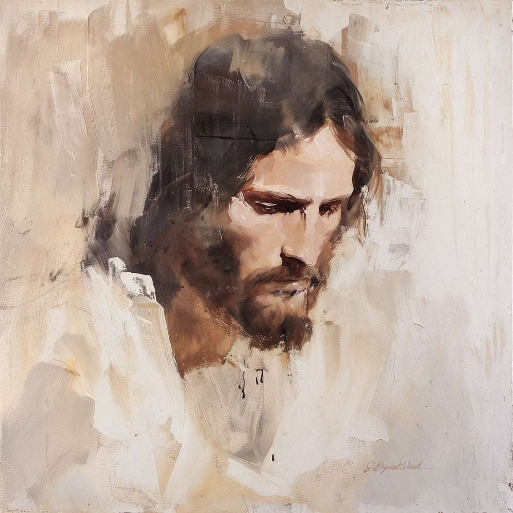 A portrait of Jesus Christ.