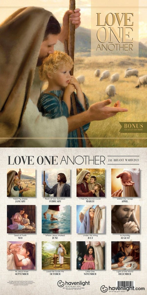 2021 Calendar - Love One Another
