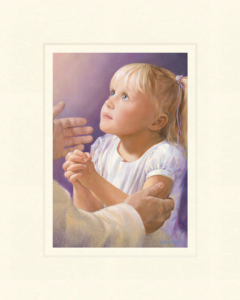 Girl Praying Print size 5x7 41323